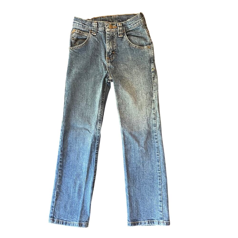 Girls Jeans Wrangler Adjustable Waist Size 10 Slim EUC